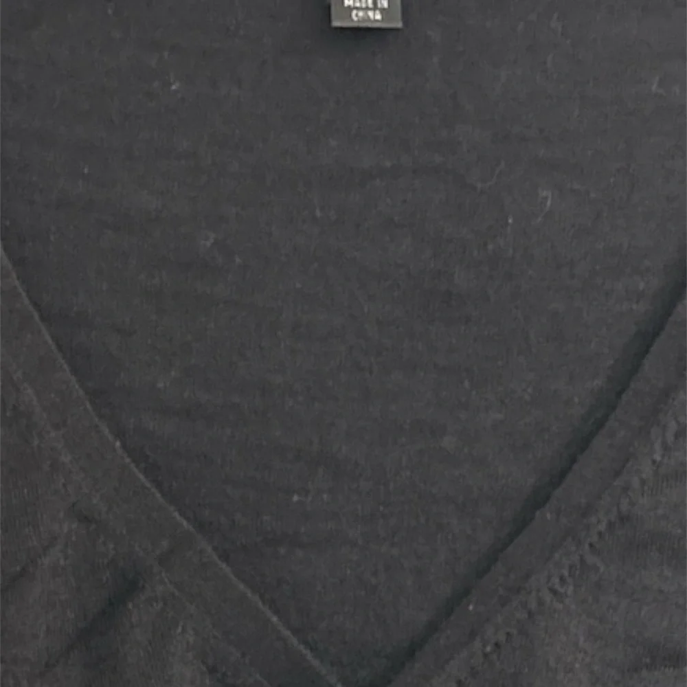 LAFAYETTE 148 NEW YORK Wool button Cropped Cardigan Black Size XL - Picture 5 of 7